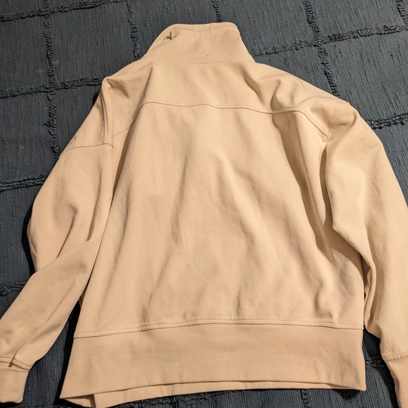 Old Navy Off-White Zip-Up Sweatshirt - Picture 3 of 3